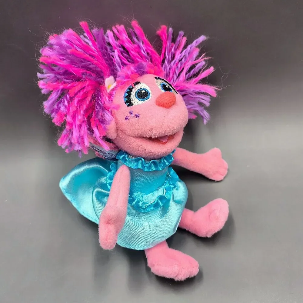 Rare Gund Abby Cadabby Fairy Finger Puppet Mini Plush Sesame Street 6 inch 2011